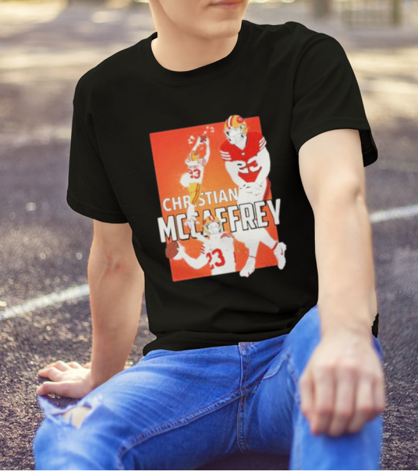 Christian McCaffrey 23 Football Highlights T-Shirt