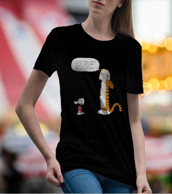 Day 168 Calvin And Hobbes If Good Things Lasted Forever Would We Appreciate How Precious They Are T-Shirt