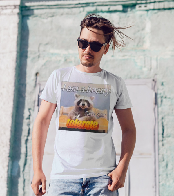 Raccoon Meme I Am A Luxury Few Can Tolerate T-Shirt