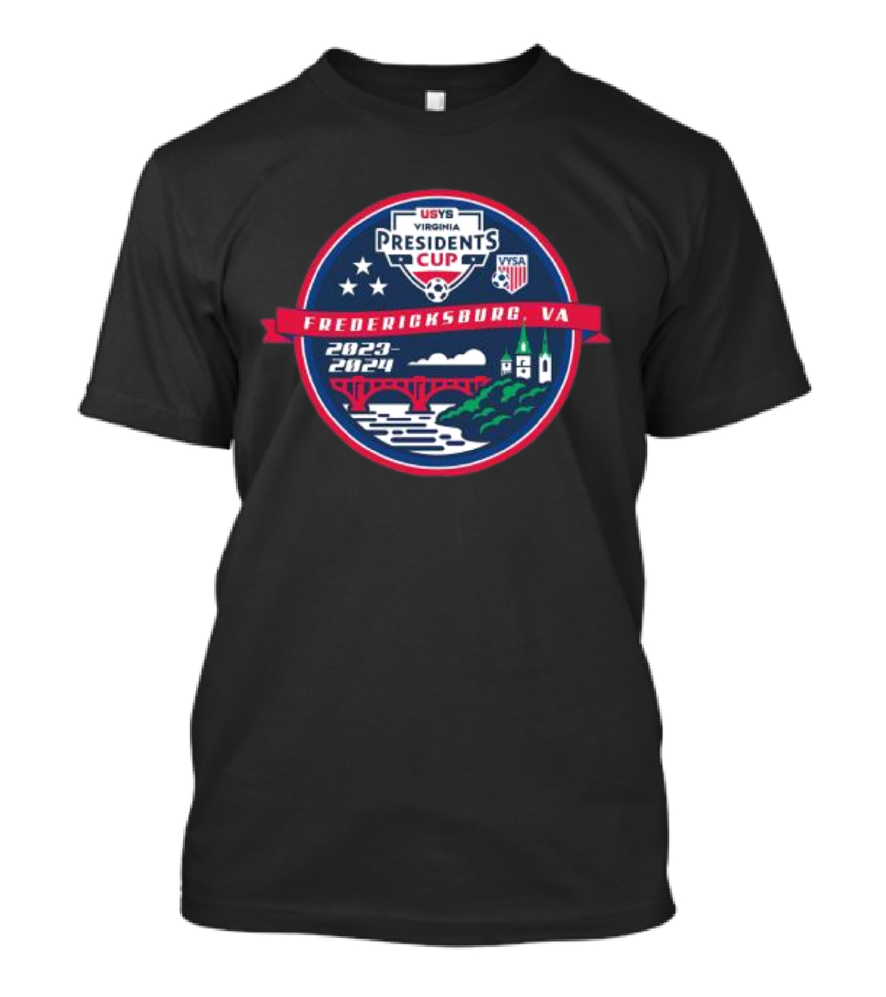 USYS Virginia Presidents Cup Fredericksburg VA 2023-2024 T-Shirt