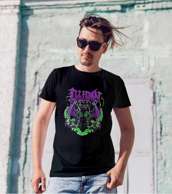 Illidan Stormrage Blizzard World Of Warcraft Iconic Demon Hunter T-Shirt