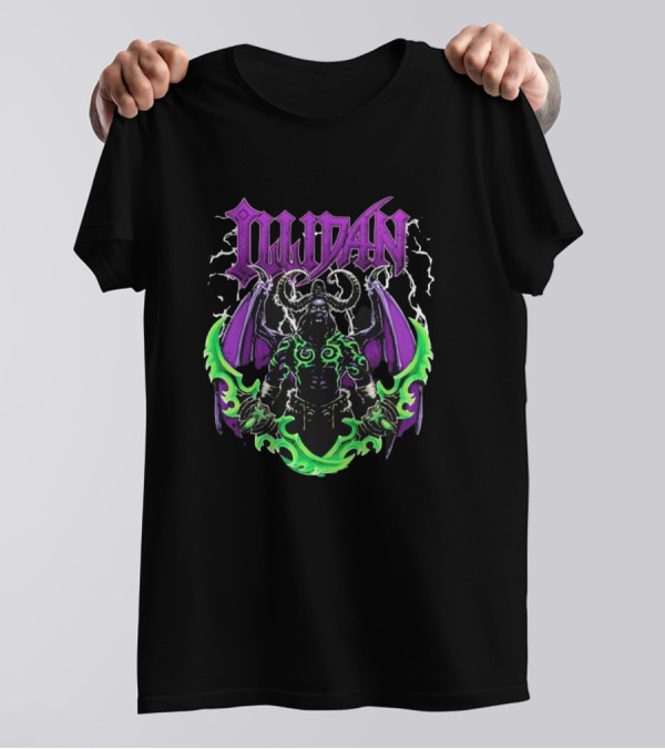 Illidan Stormrage Blizzard World Of Warcraft Iconic Demon Hunter T-Shirt