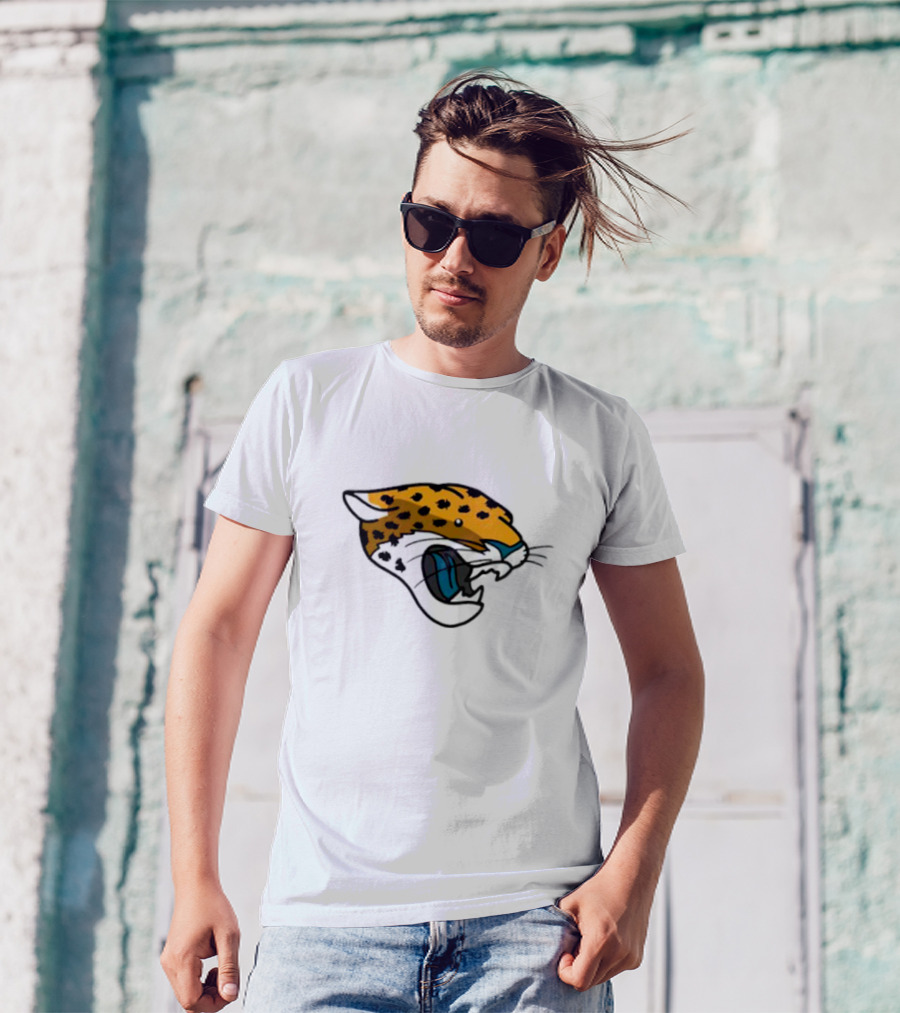 Jacksonville Jaguars Corndoggylol Jaguar Head T-Shirt