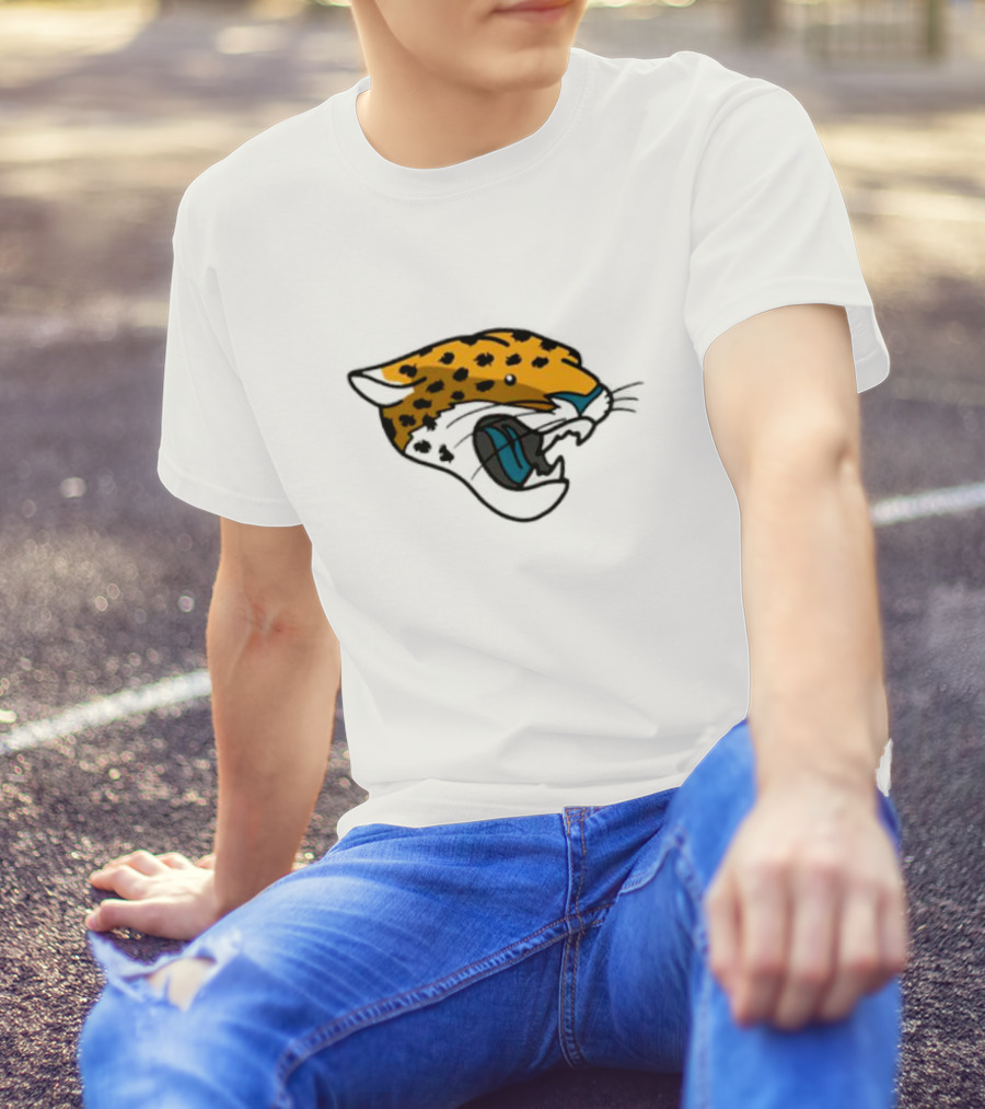 Jacksonville Jaguars Corndoggylol Jaguar Head T-Shirt