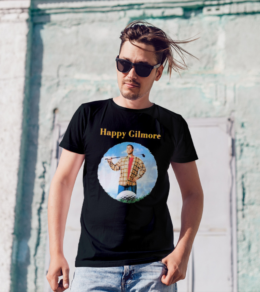 Happy Gilmore Golf Classic Plaid Shirt Pose T-Shirt