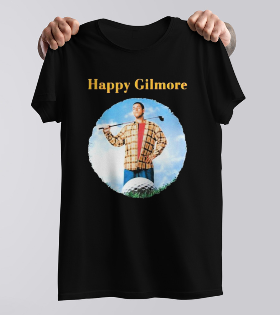 Happy Gilmore Golf Classic Plaid Shirt Pose T-Shirt