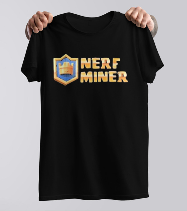 Nerf Miner Clash Royale Shield Emblem T-Shirt