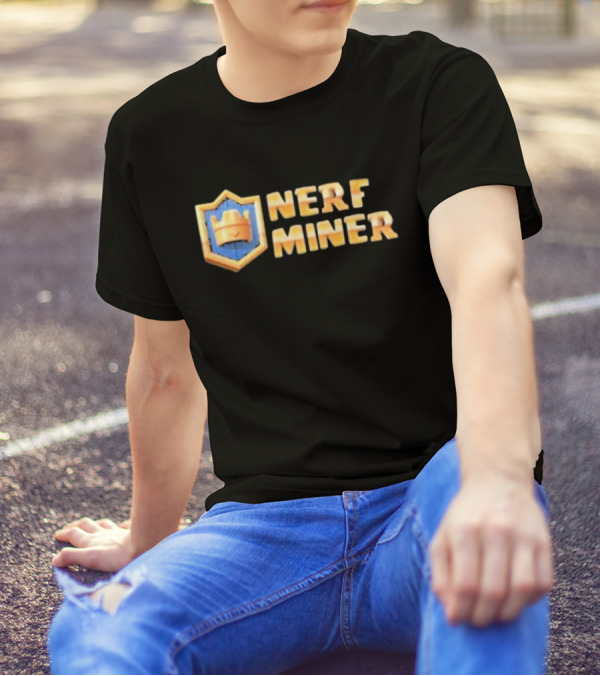 Nerf Miner Clash Royale Shield Emblem T-Shirt