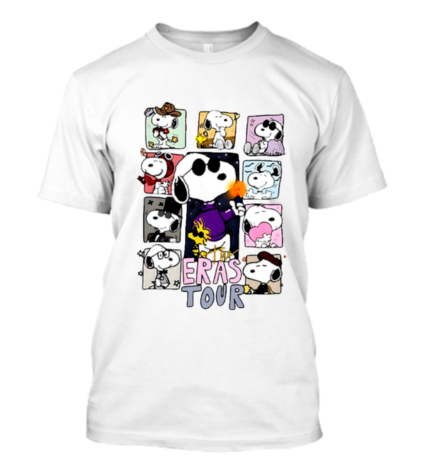 Snoopy Eras Tour Peanuts Characters Collection T-Shirt
