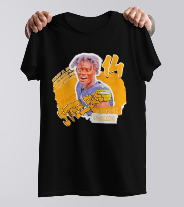 George Pickens Steelers 14 Football Player T-Shirt