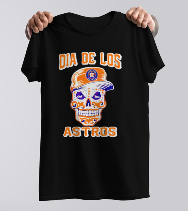 Houston Astros Dia De Los Astros Sugar Skull T-Shirt