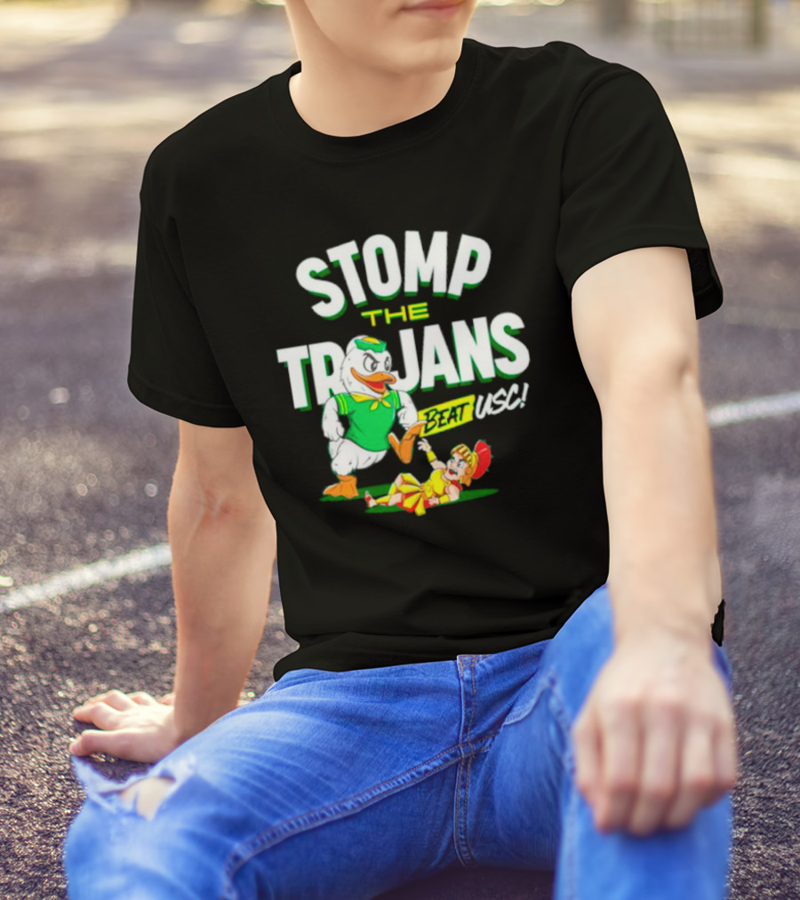 Oregon Ducks Stomp The Trojans Beat USC Victory T-Shirt