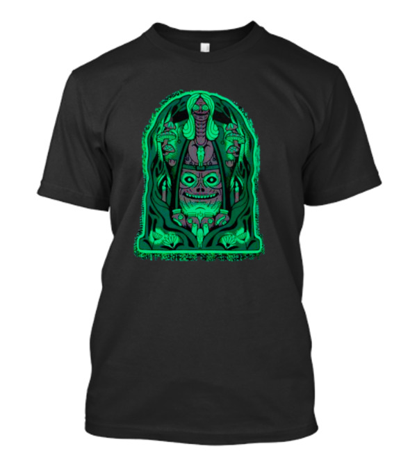 Welcome To Ligament Manor Haunted Mansion Gothic Horror Green Glow Mystical Creature T-Shirt