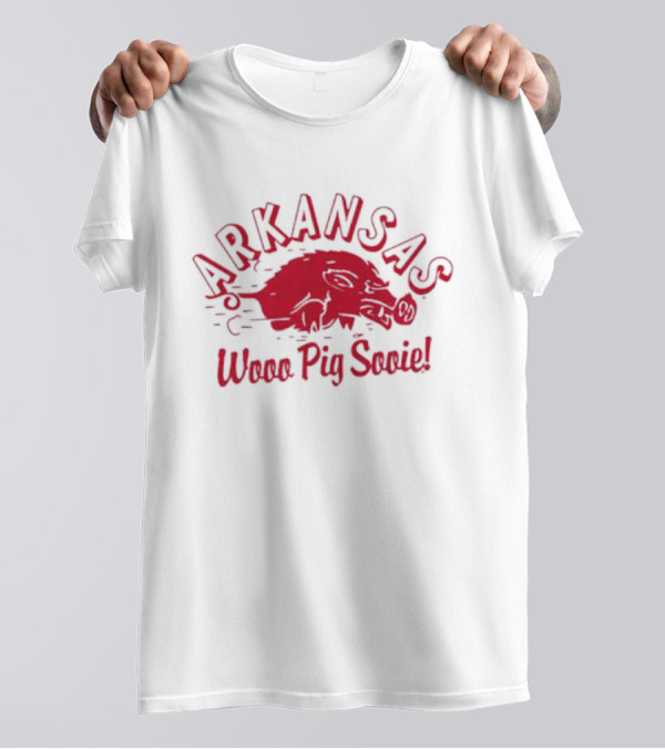 Arkansas Football Wooo Pig Sooie T-Shirt