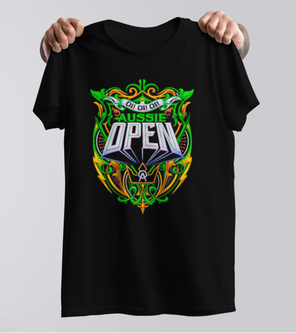 Aussie Open Oi Oi Oi Bold Emblem T-Shirt