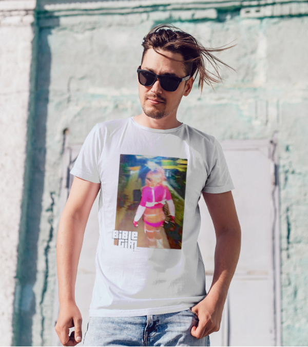 BibleGirl Blonde Walking T-Shirt