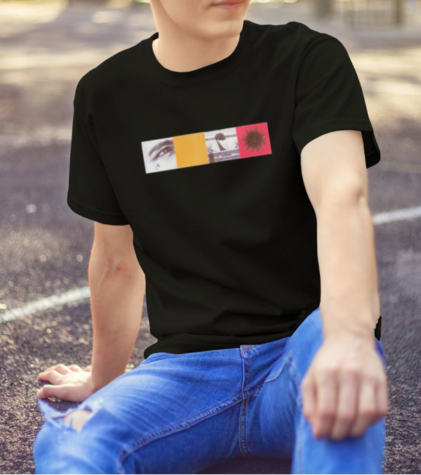 Photo Mosaic Eye Sunflower T-Shirt