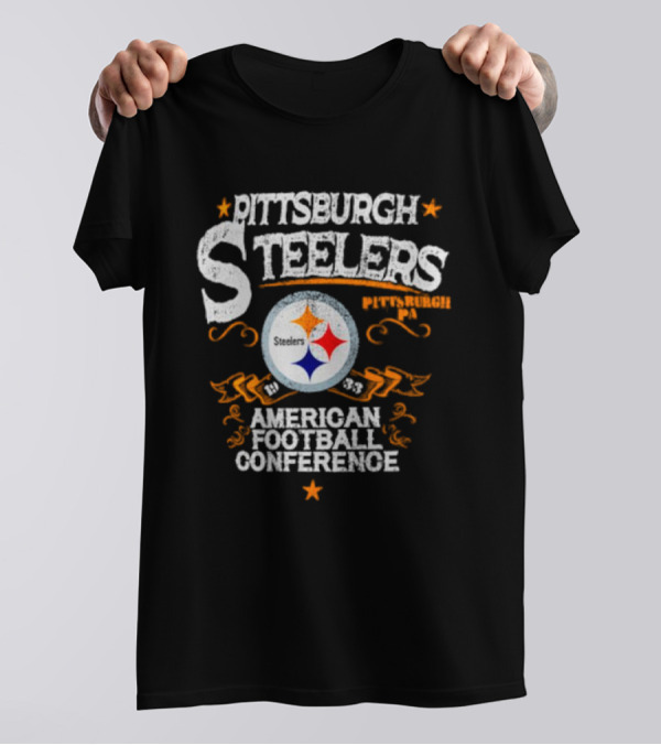 Pittsburgh Steelers Pittsburgh PA 1933 American Football Conference T-Shirt
