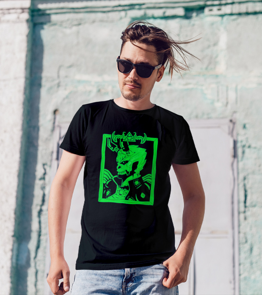 Glow In The Dark Ganondorf Triforce Frame T-Shirt