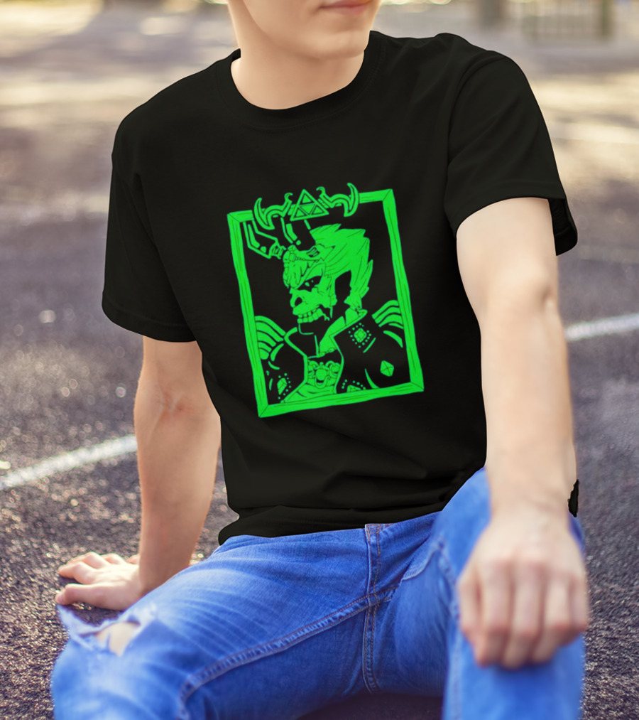 Glow In The Dark Ganondorf Triforce Frame T-Shirt