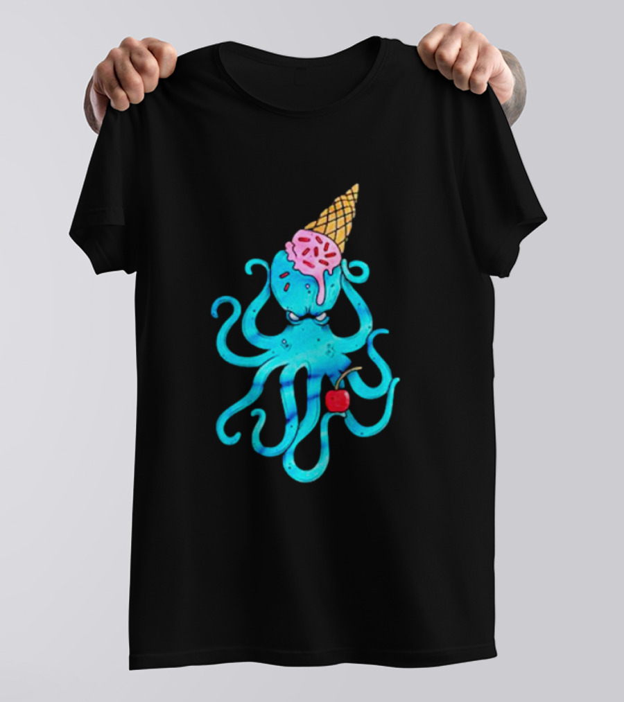 Mark Hoppus HMNIM Ice Cream Cone Octopus T-Shirt