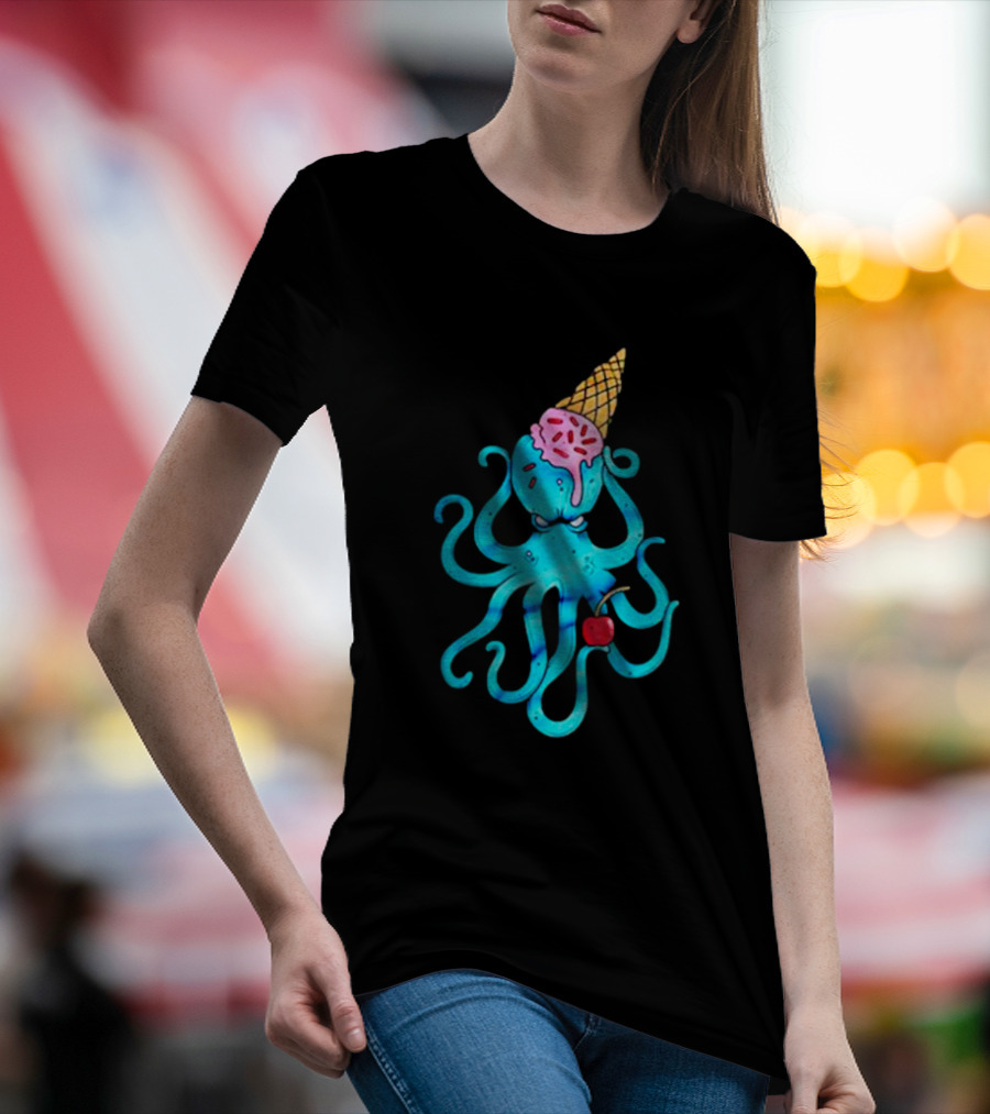 Mark Hoppus HMNIM Ice Cream Cone Octopus T-Shirt