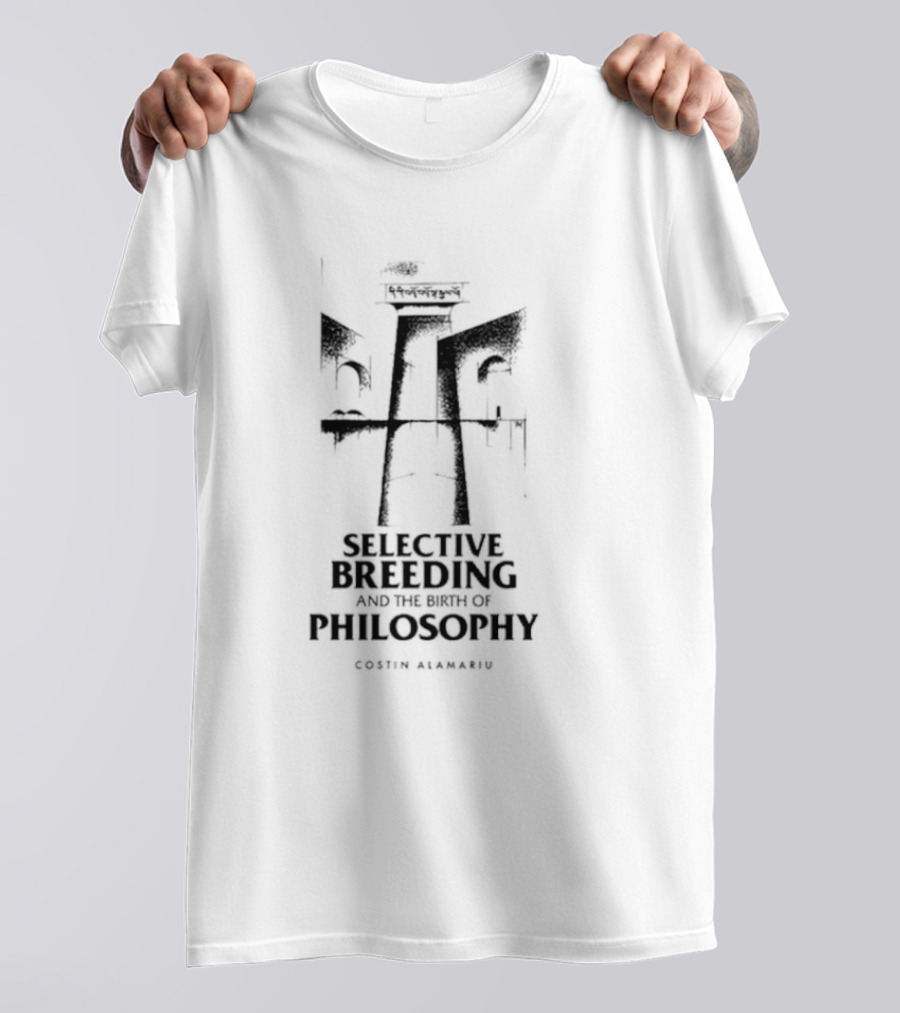 Selective Breeding And The Birth Of Philosophy Costin Alamariu Architectural Pillar Structure T-Shirt