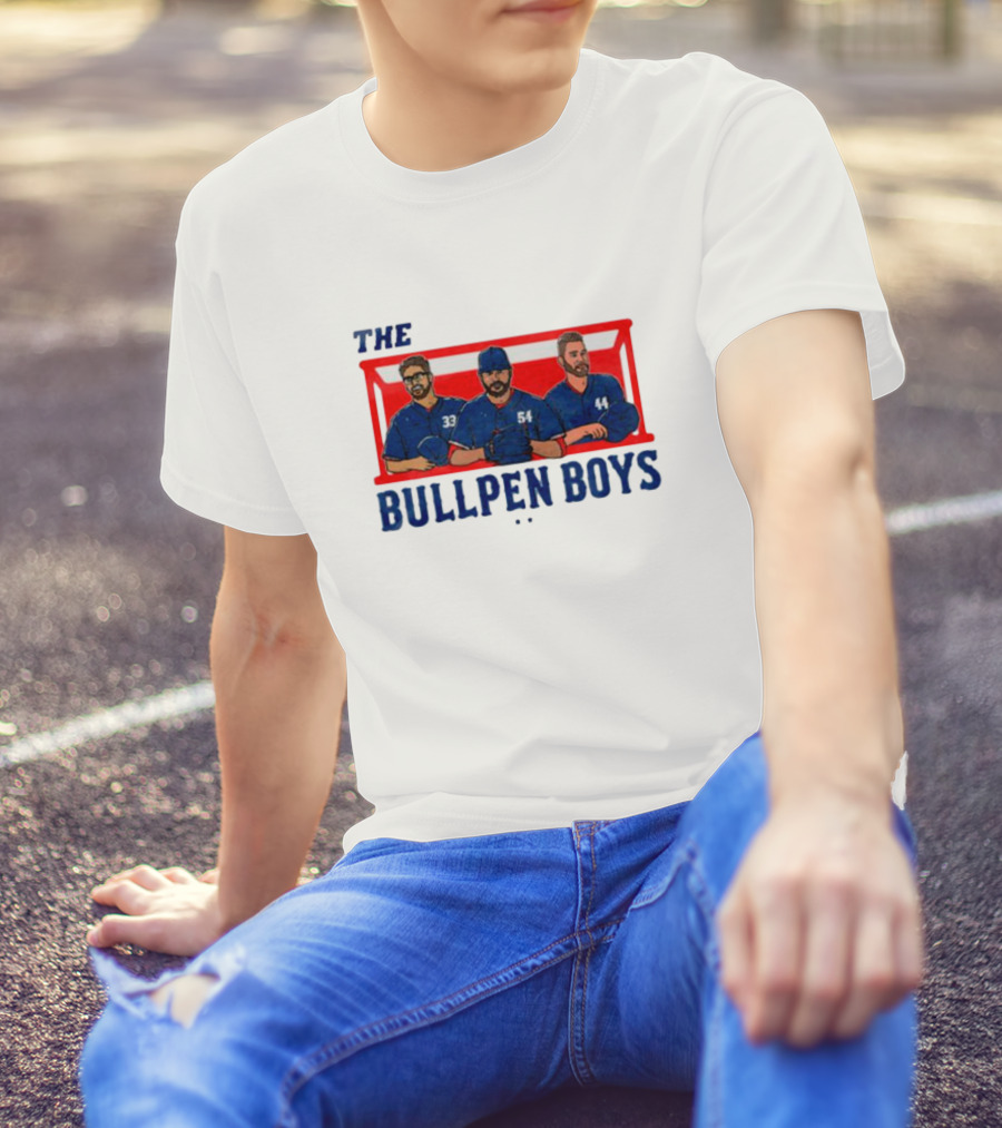 THE TEXAS RANGERS BULLPEN BOYS 33 54 44 T-Shirt
