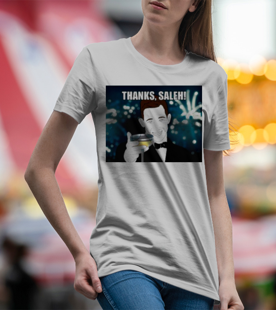 Thanks Saleh Wine Toast T-Shirt