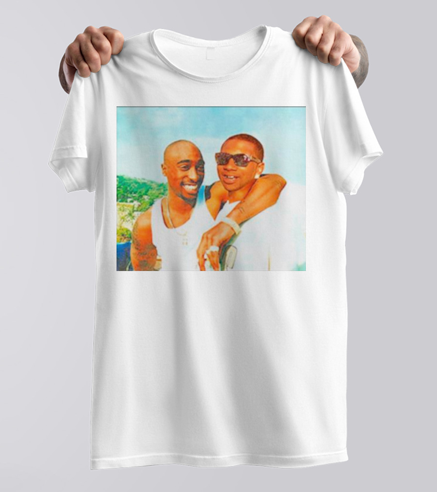 Tupac X Lil B Friendship Vibes T-Shirt