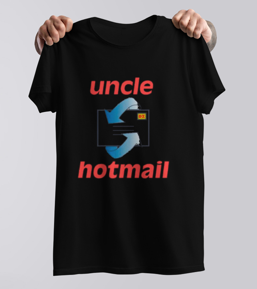 Uncle Hotmail DZ Iconic Email Nostalgia T-Shirt