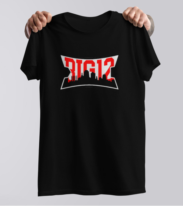 Big 12 Kansas City Skyline Vintage T-Shirt