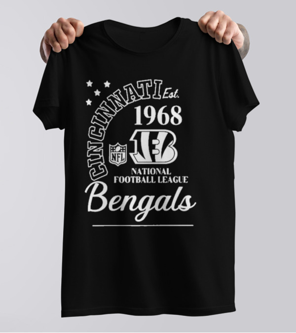 Cincinnati Bengals Starter NFL Est 1968 Arch T-Shirt