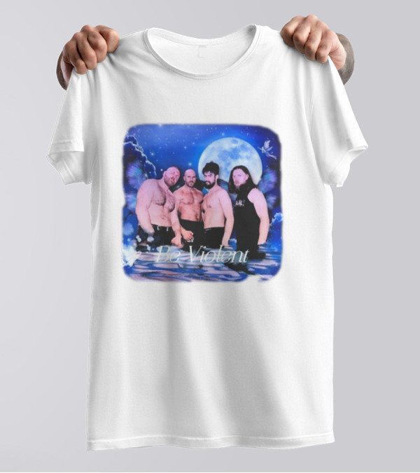 Be Violent Claudio Castagnoli And Friends Moonlight Fantasy T-Shirt