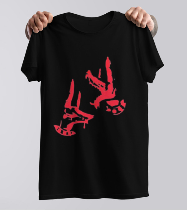 Corroded Paradox Bad Dog Red Dripping Faces T-Shirt