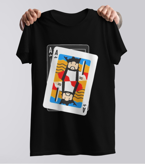 Steve Aoki DraftKings Playing Card Kings With Ace T-Shirt