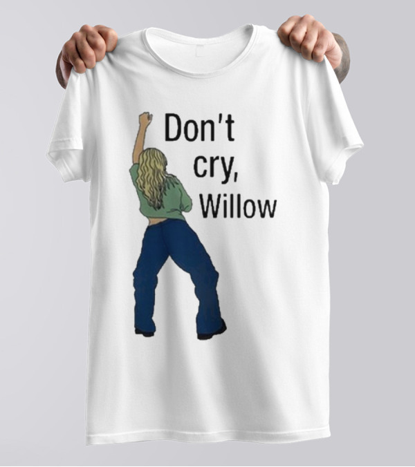 Don't Cry Willow Woman Dancing Back View T-Shirt