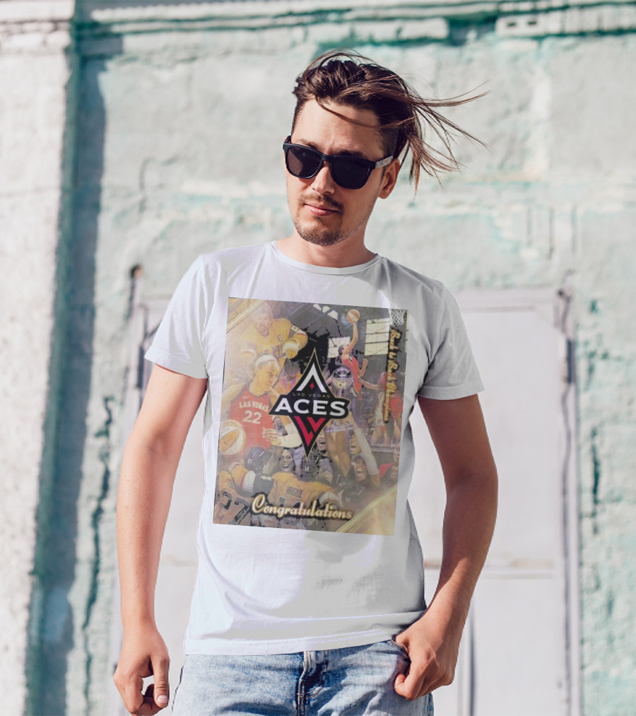 Las Vegas Aces Congratulations Raise The Stakes Basketball T-Shirt