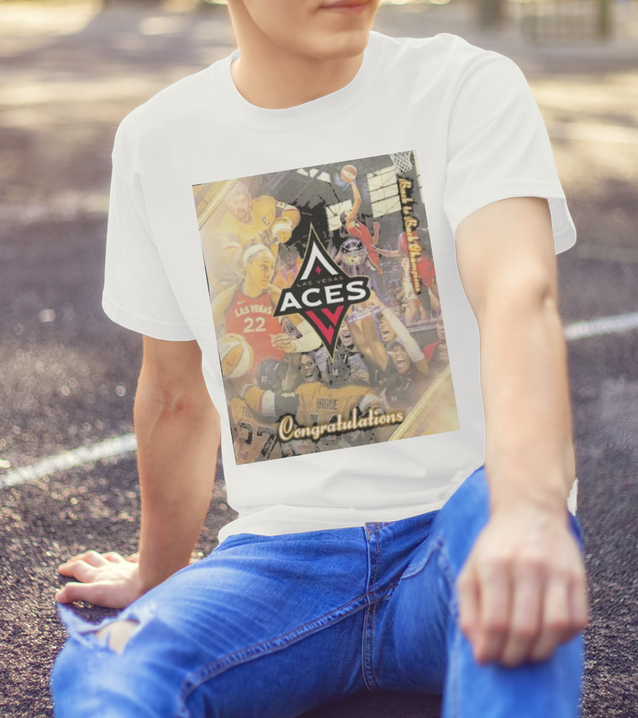 Las Vegas Aces Congratulations Raise The Stakes Basketball T-Shirt