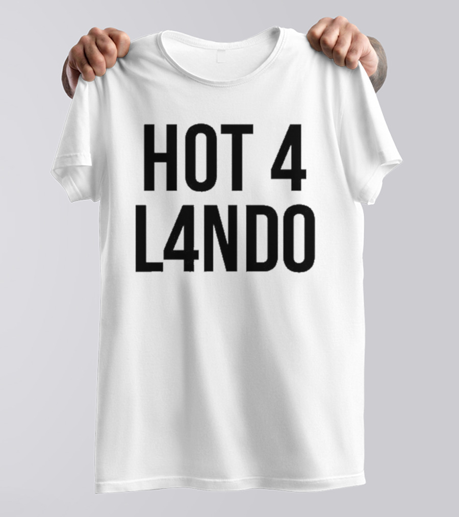 LN4 Hot Number 4 Norris Lando T-Shirt