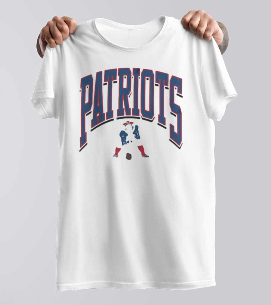 New England Patriots Patriotic Franklin Historic Walk Tall T-Shirt