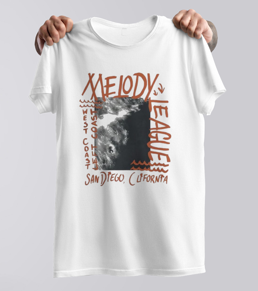 San Diego California Melody League West Coast Left Coast T-Shirt