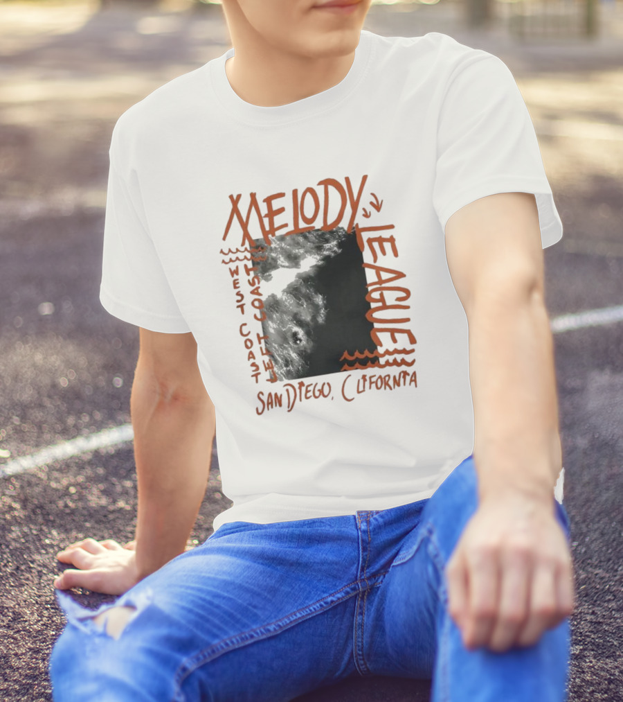 San Diego California Melody League West Coast Left Coast T-Shirt
