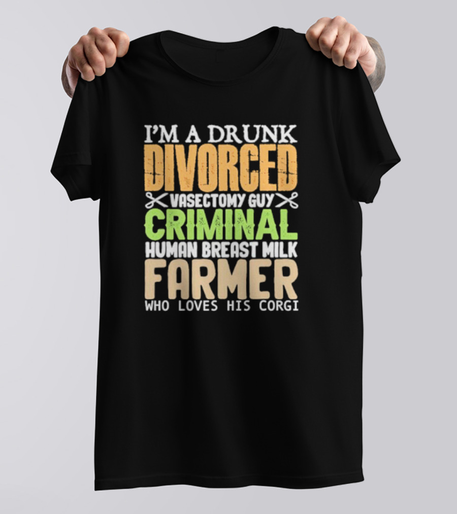 Divorced Criminal Farmer T-Shirt