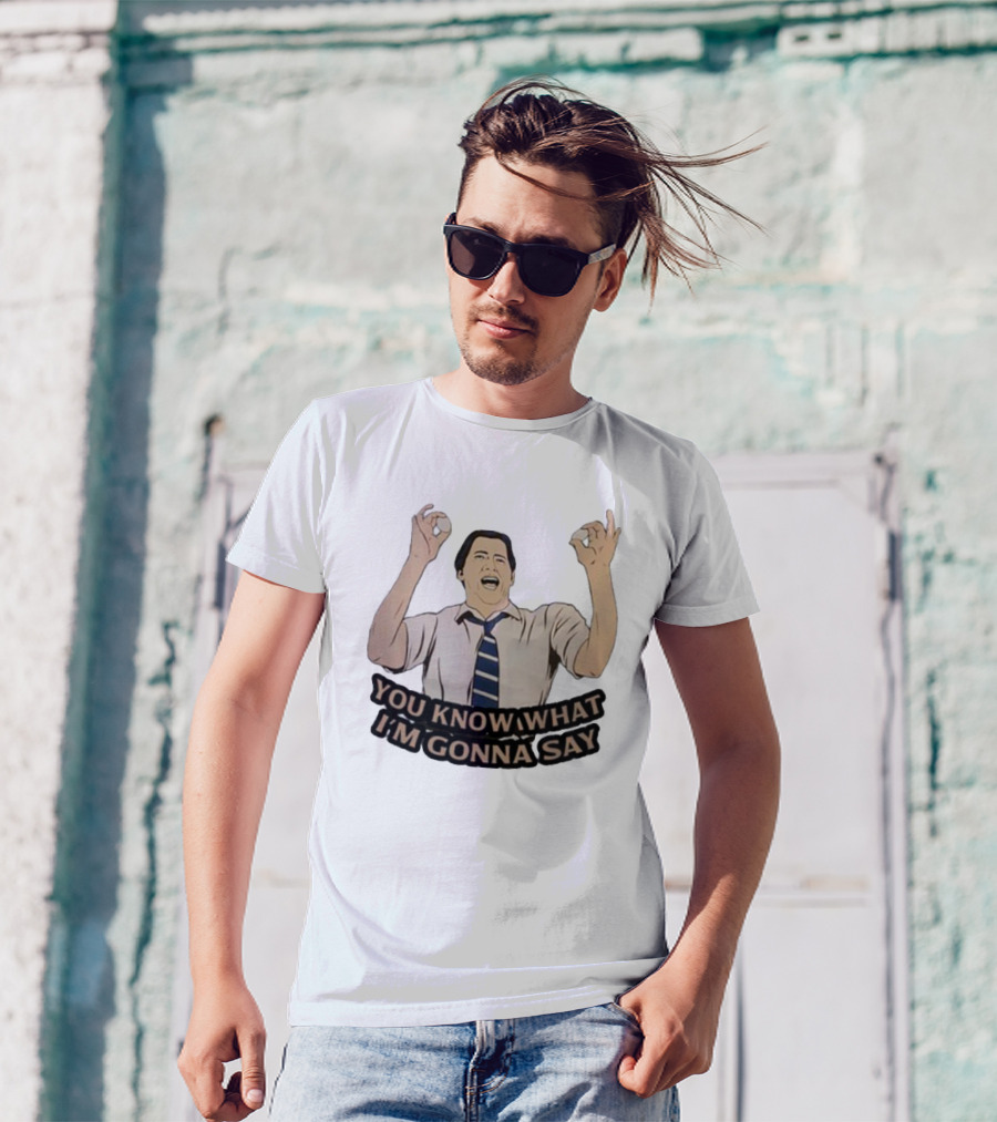 You Know What I’m Gonna Say Motivational Pose With Tie T-Shirt