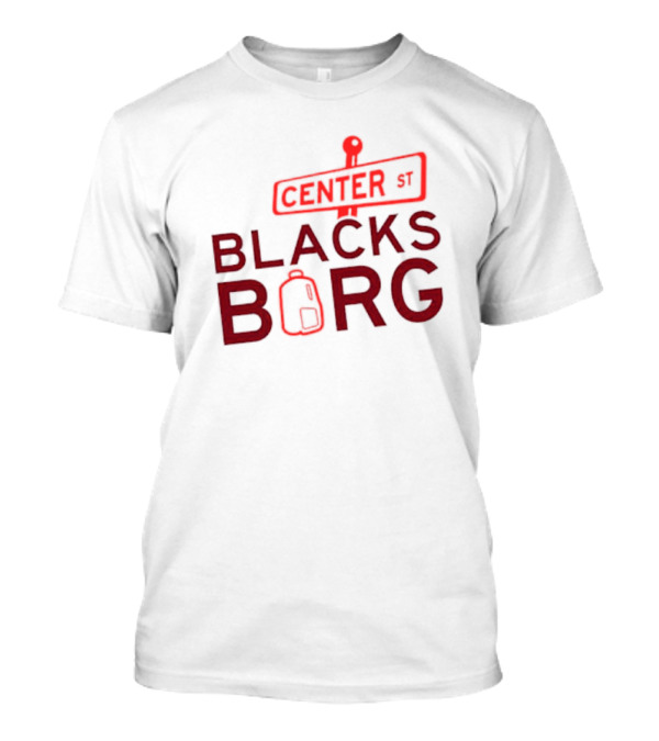 Center St Blacks Borg Street Sign Backpack T-Shirt