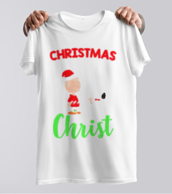 Charlie Brown Snoopy Christmas Christ T-Shirt