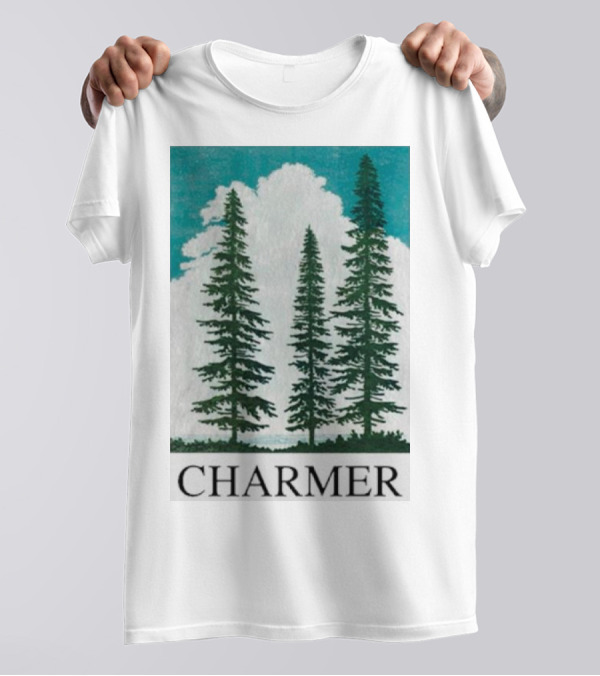 Charmer Pine Trees Forest Scene T-Shirt