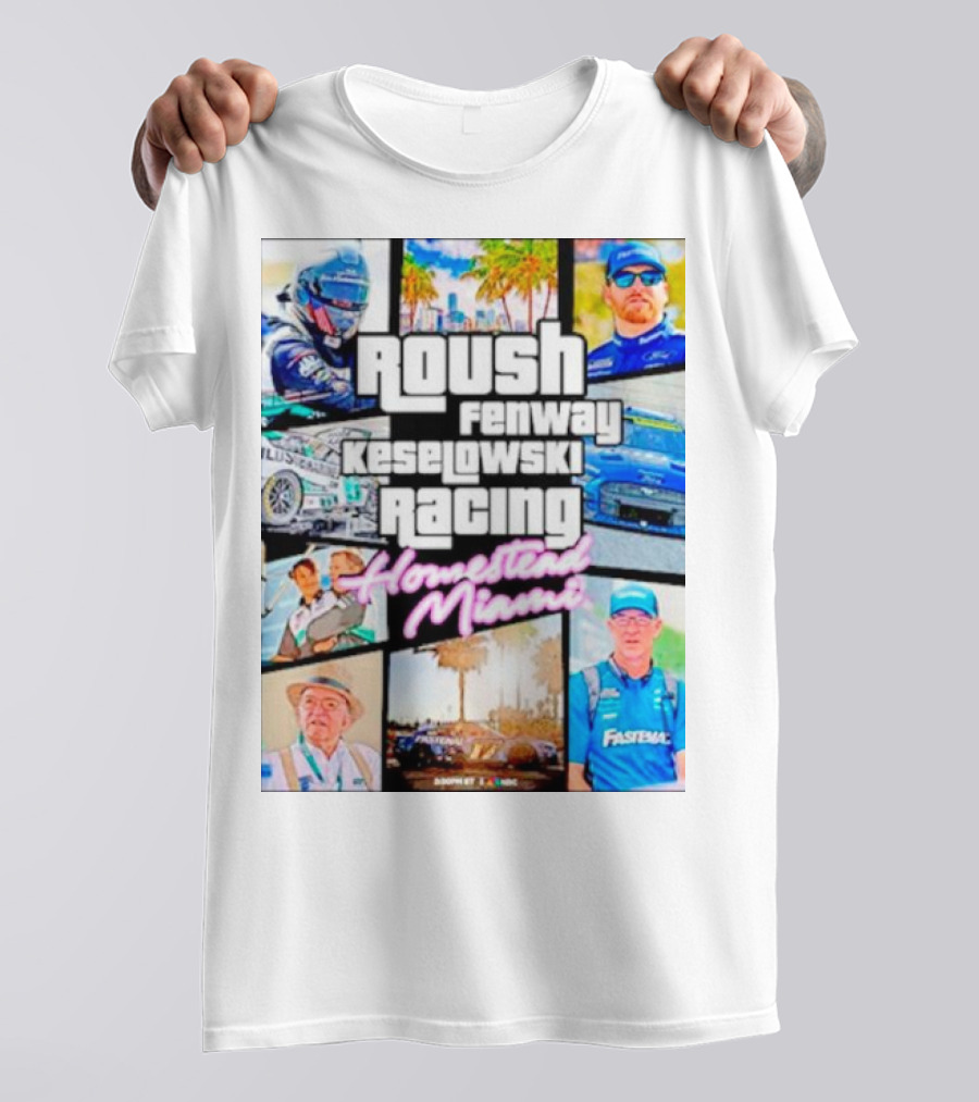 Roush Fenway Keselowski Racing Homestead Miami Fastenal T-Shirt