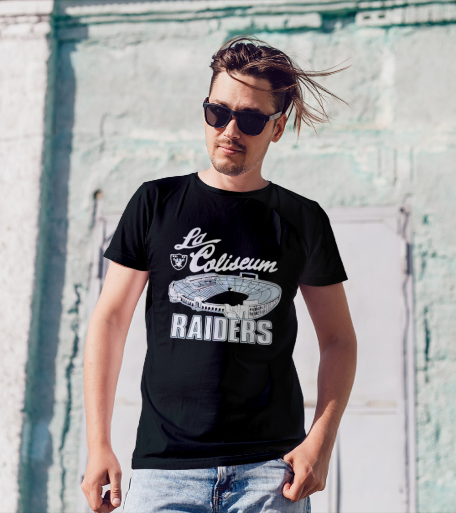 Los Angeles Memorial Coliseum Raiders Stadium T-Shirt